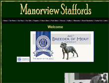 Tablet Screenshot of manorviewstaffords.com